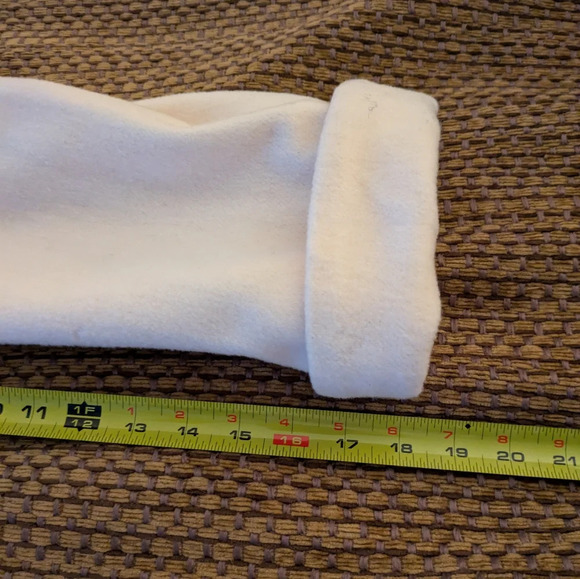 Otello Pelle Vintage Wool Blend White Coat 16/18 - Picture 12 of 15